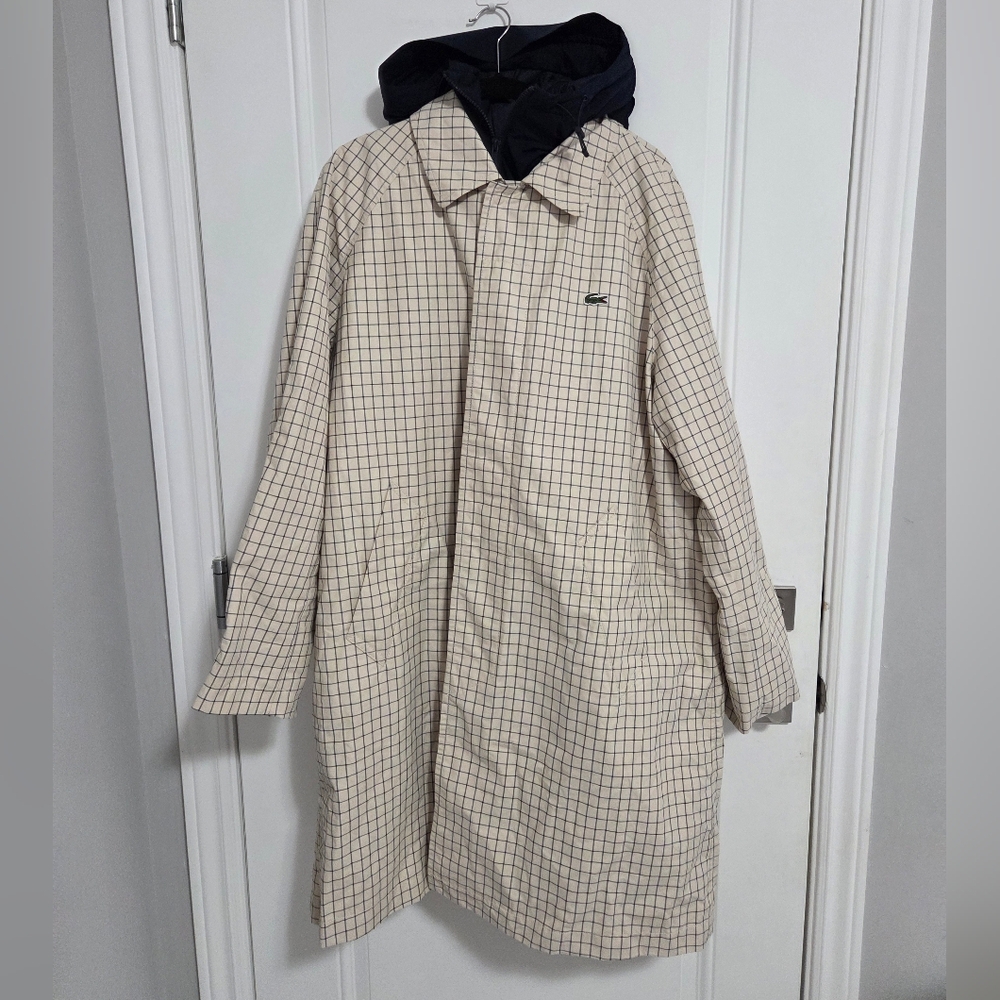 NWT - Lacoste Men's Heritage 3 In 1 Interchange Trench Coat - Size XL